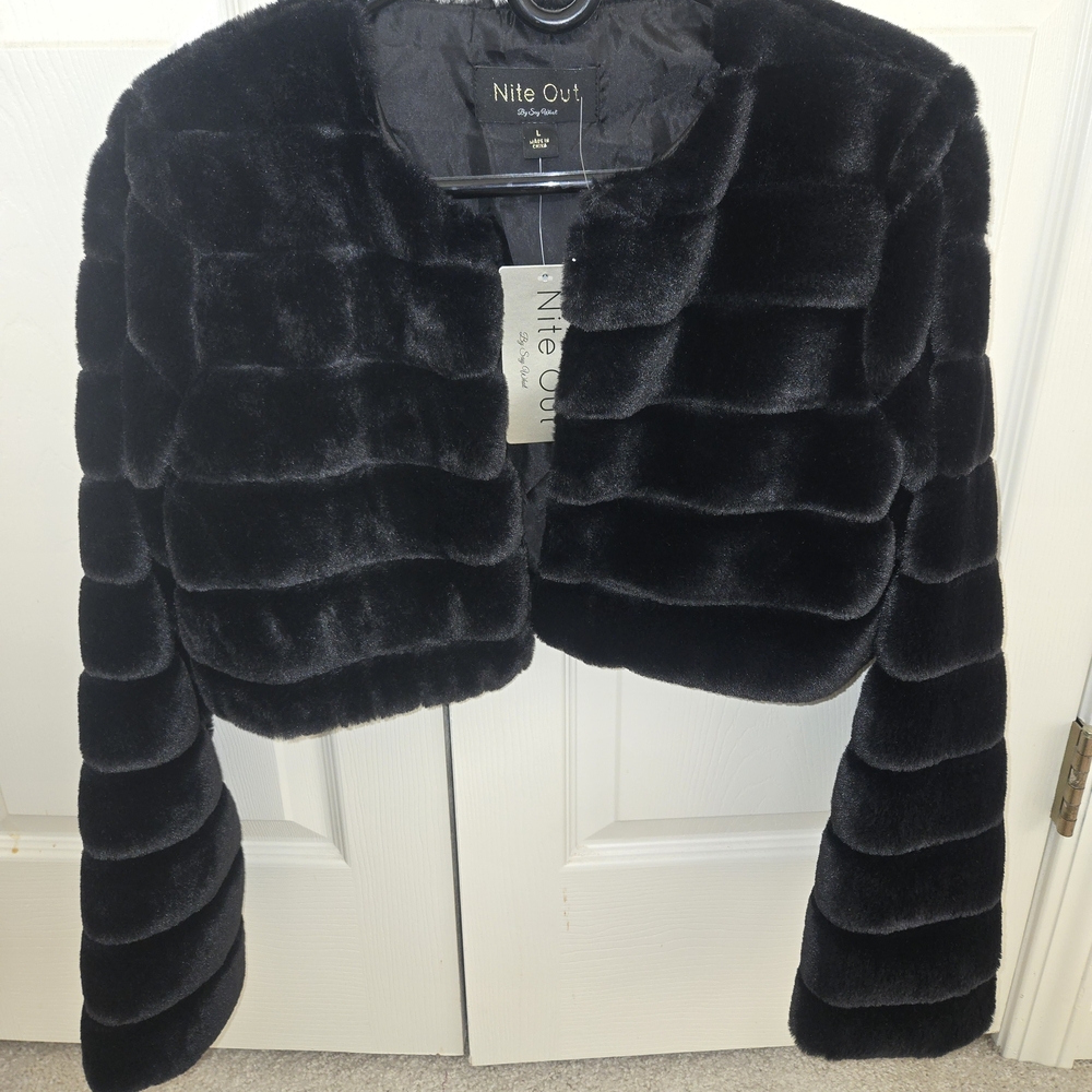Say What? Black Teddy Jacket